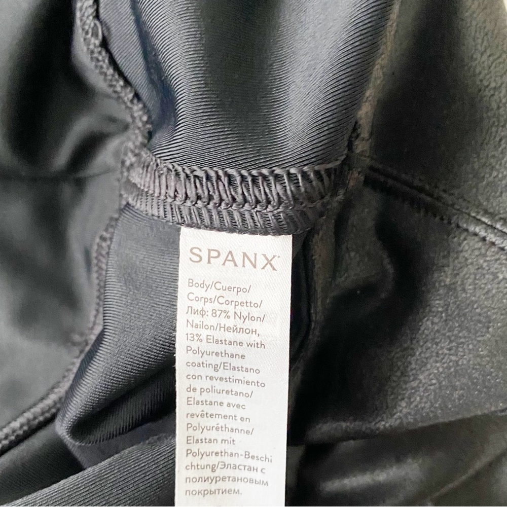 New Spanx Faux Leather Leggings Size S/P Black - Picture 6 of 10